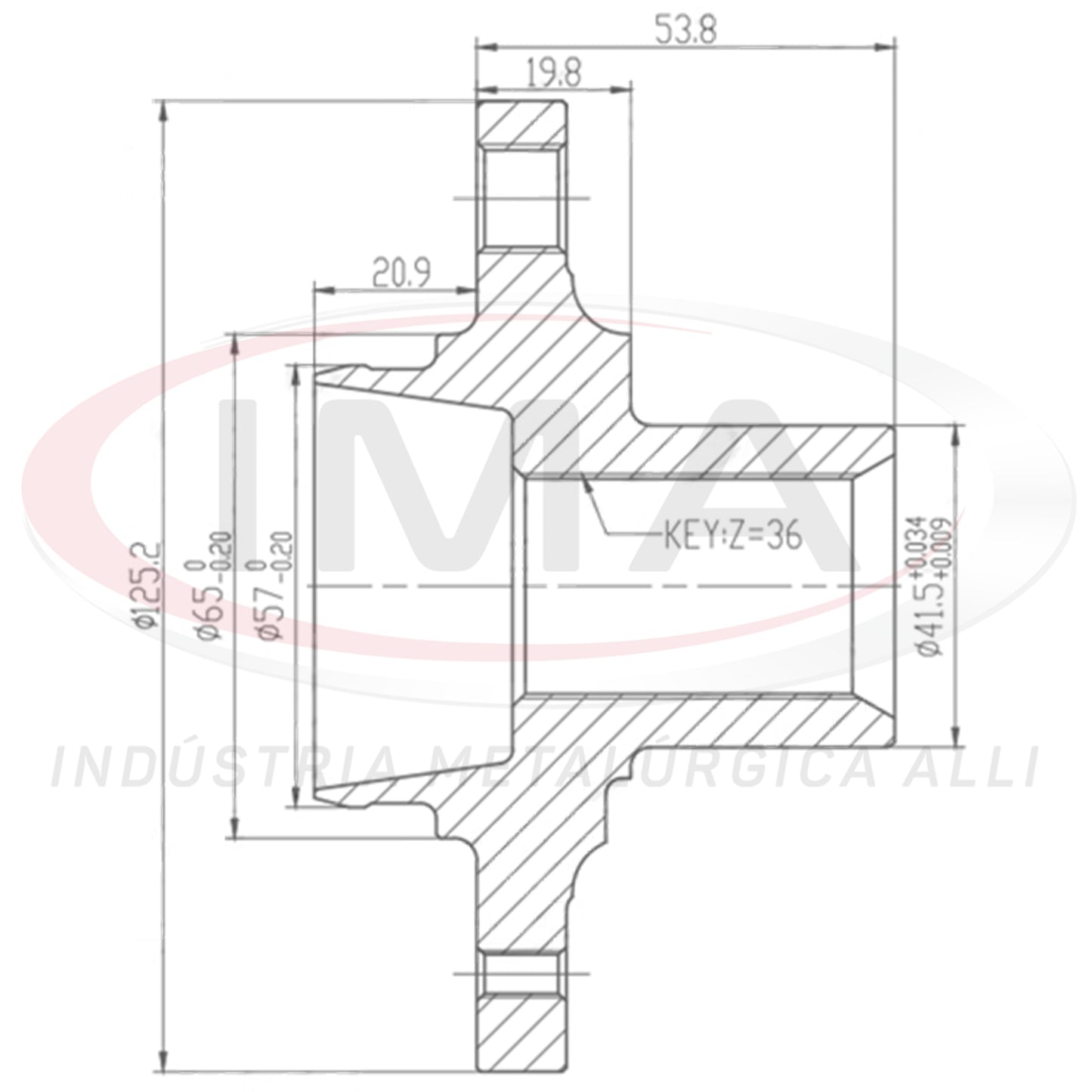 Front Wheel Hub (forged)