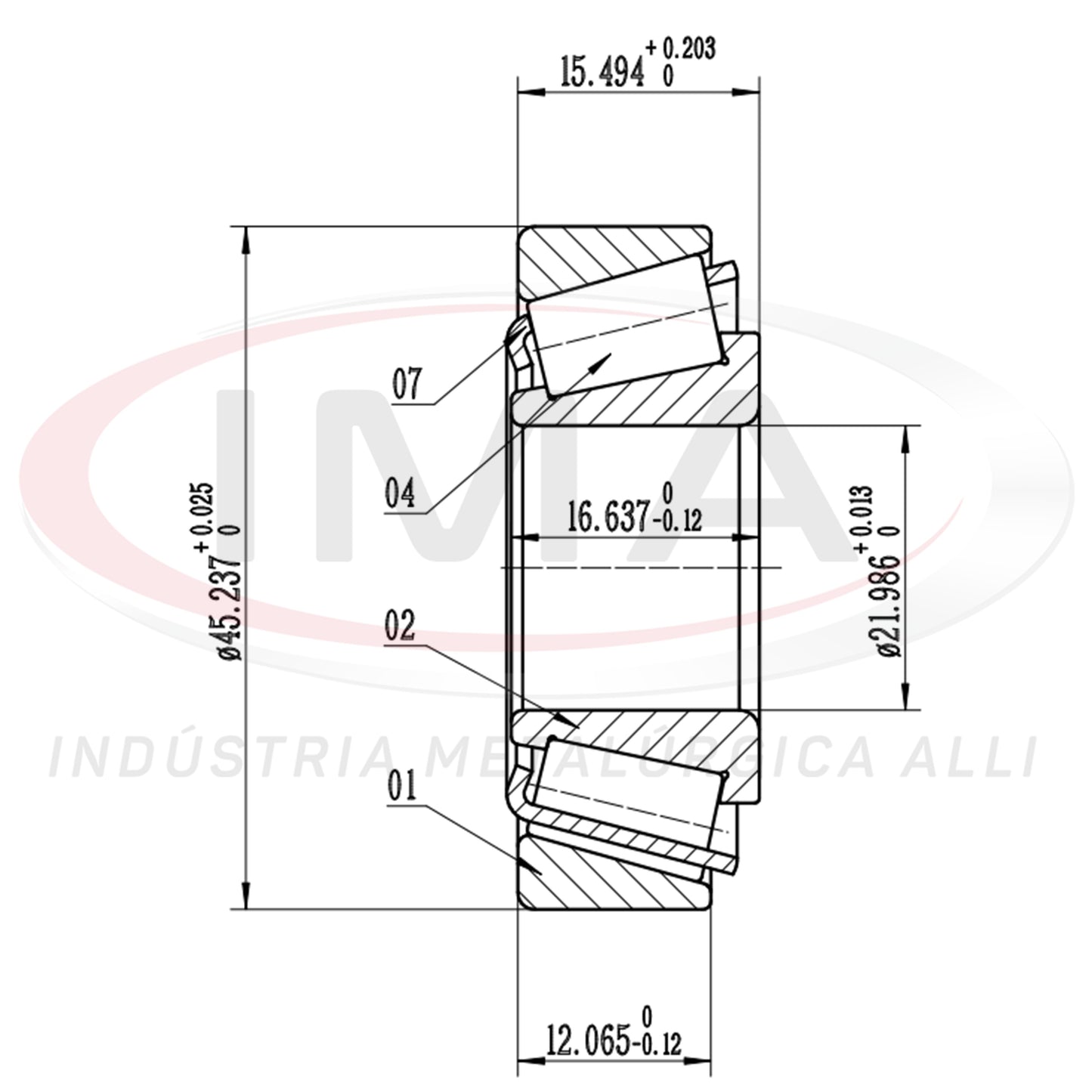 Front Wheel Bearing Cap/Cone