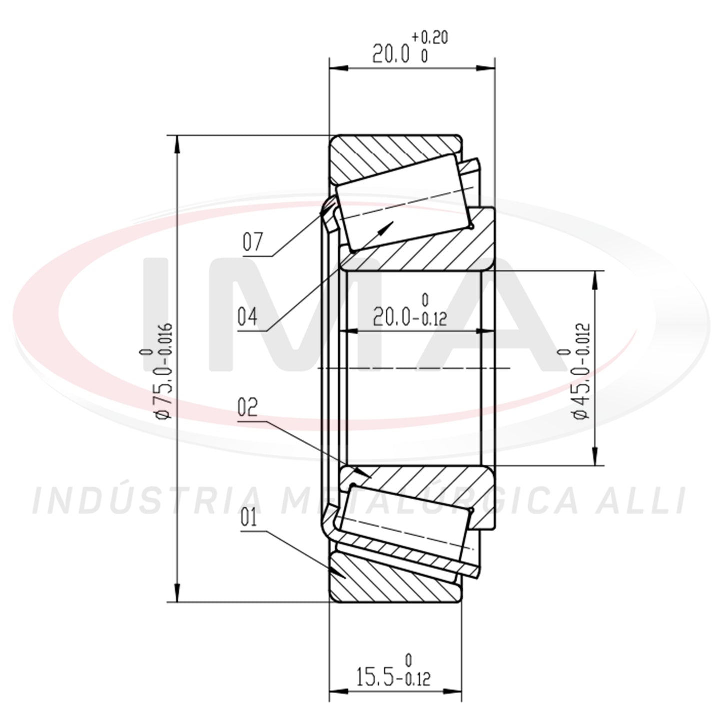 Front and Rear Wheel Bearing Cap/Cone