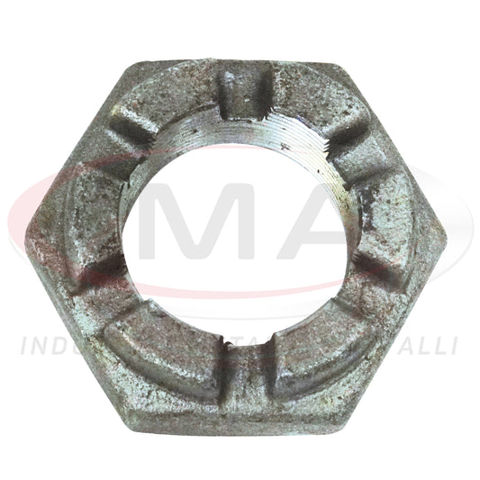 Tuerca de castillo para casquillo de eje (32x1,5) (forjada)