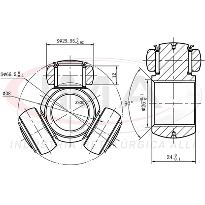 Tripod Joint (Unified with AL-956)
