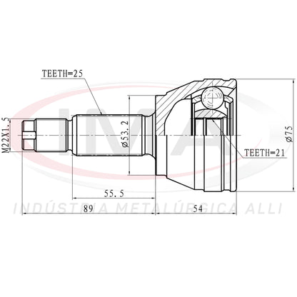 Constant Velocity Joint (Unified with AL-1102)