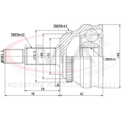 Constant Velocity Joint (Unified with AL-1161)