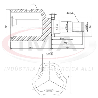 Tulip Fork with Trizeta