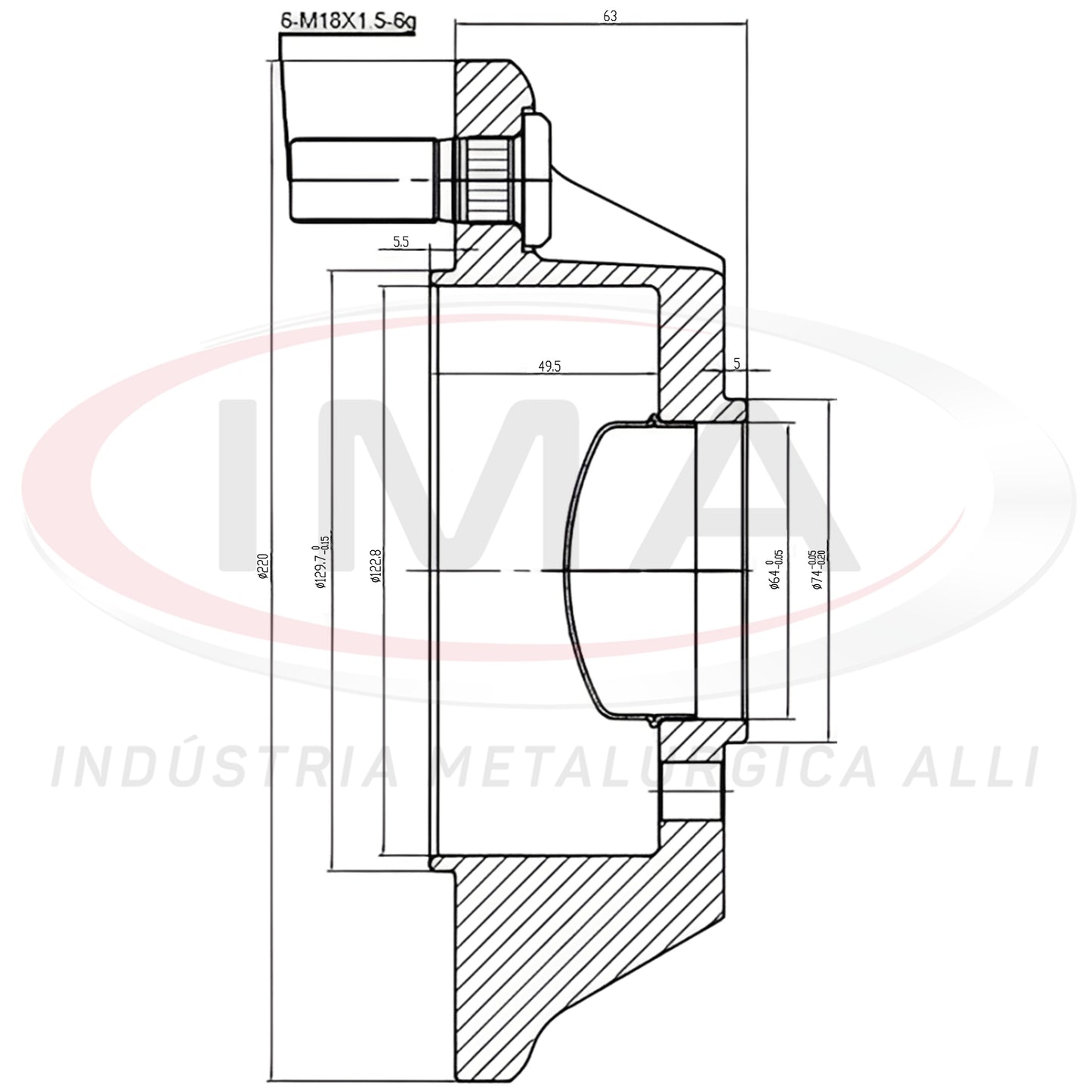 Front Wheel Hub