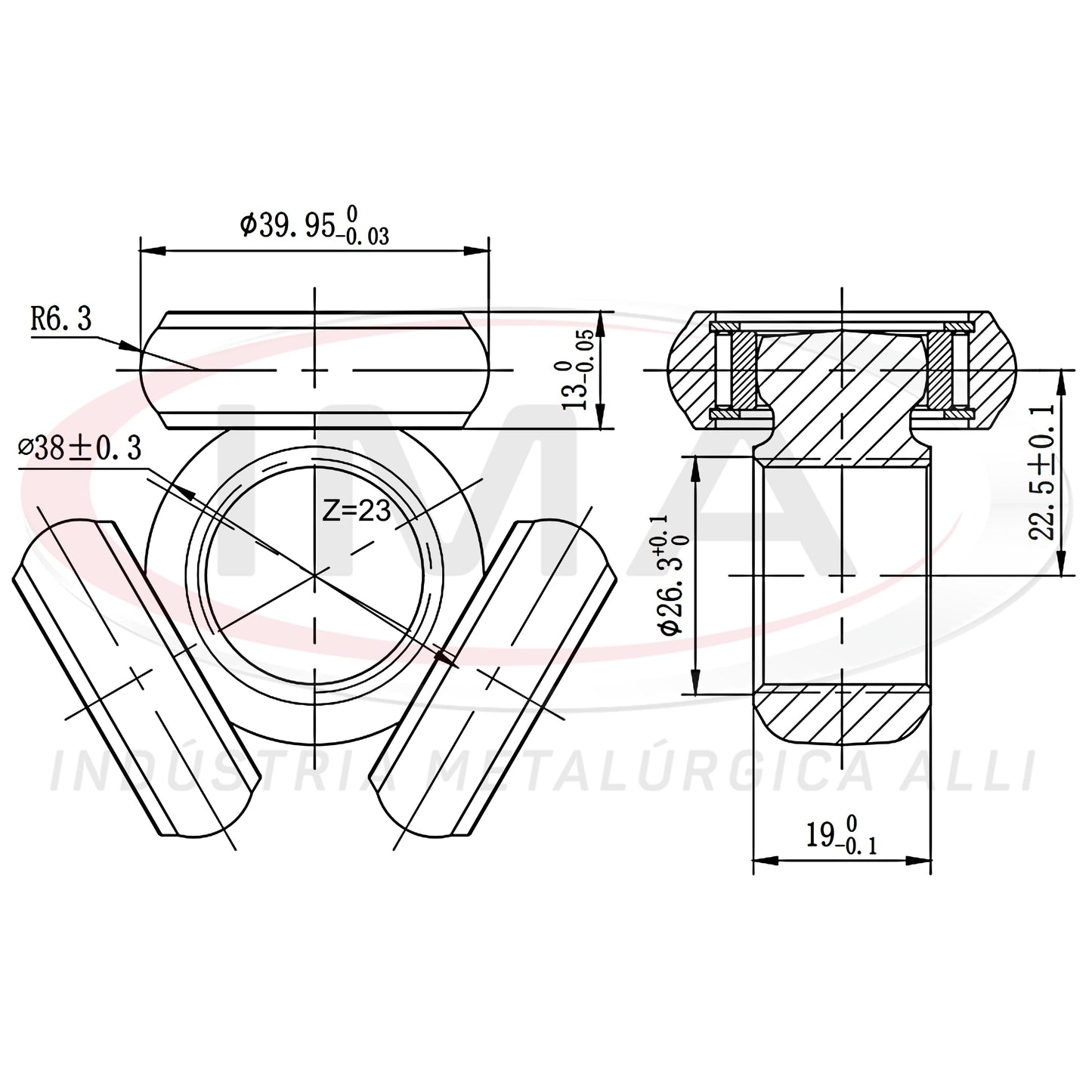 Tripod Joint (Unified with AL-872)