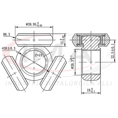 Tripod Joint (Unified with AL-872)