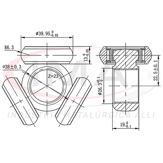 Tripod Joint (Unified with AL-872)