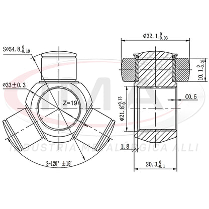 Tripod Joint (Trizeta) - (Unified with AL-4063)