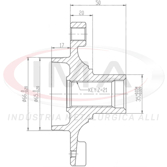 Front Wheel Hub (forged)