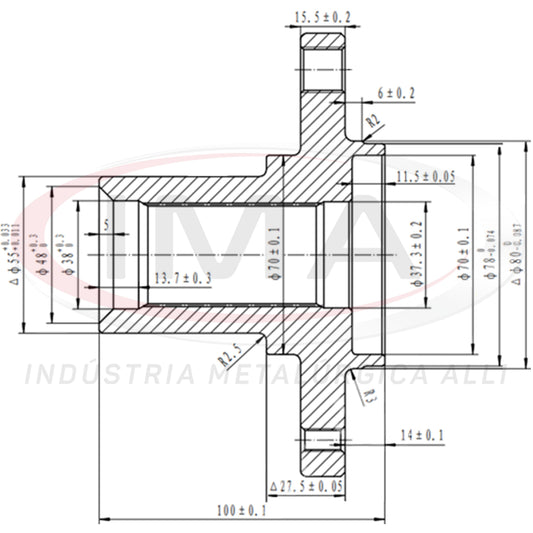 Front Wheel Hub (forged)