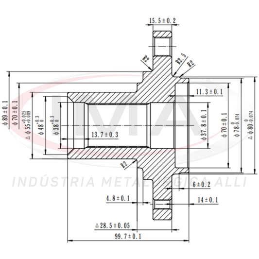 Front Wheel Hub (forged)
