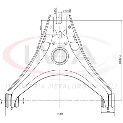 Front Suspension Arm - With Bushings / Without Ball Joint