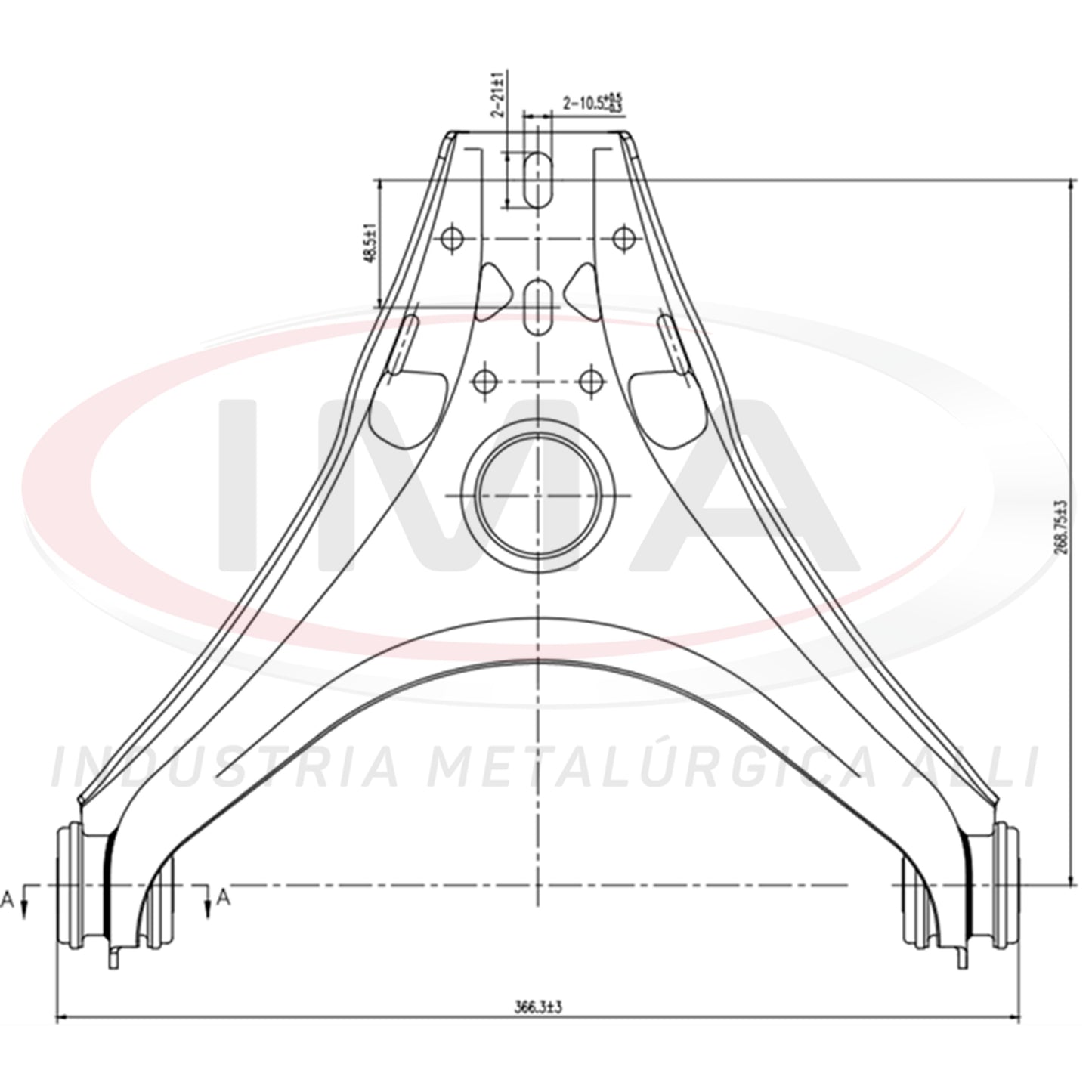 Front Suspension Arm - With Bushings / Without Ball Joint