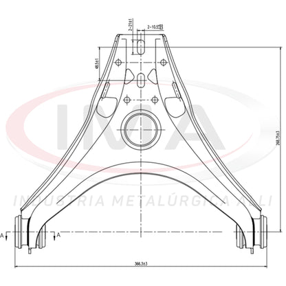 Front Suspension Arm - With Bushings / Without Ball Joint