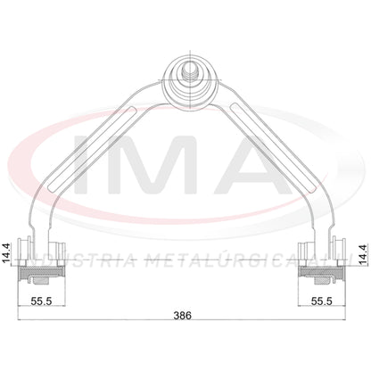Front Upper Suspension Arm - Left Side - With Bushings / With Ball Joint