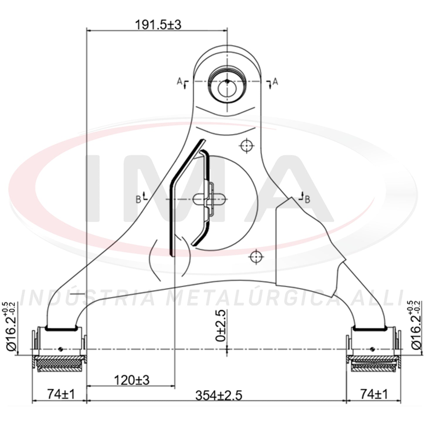 Front Lower Suspension Arm - Right Side - With Ball Joint