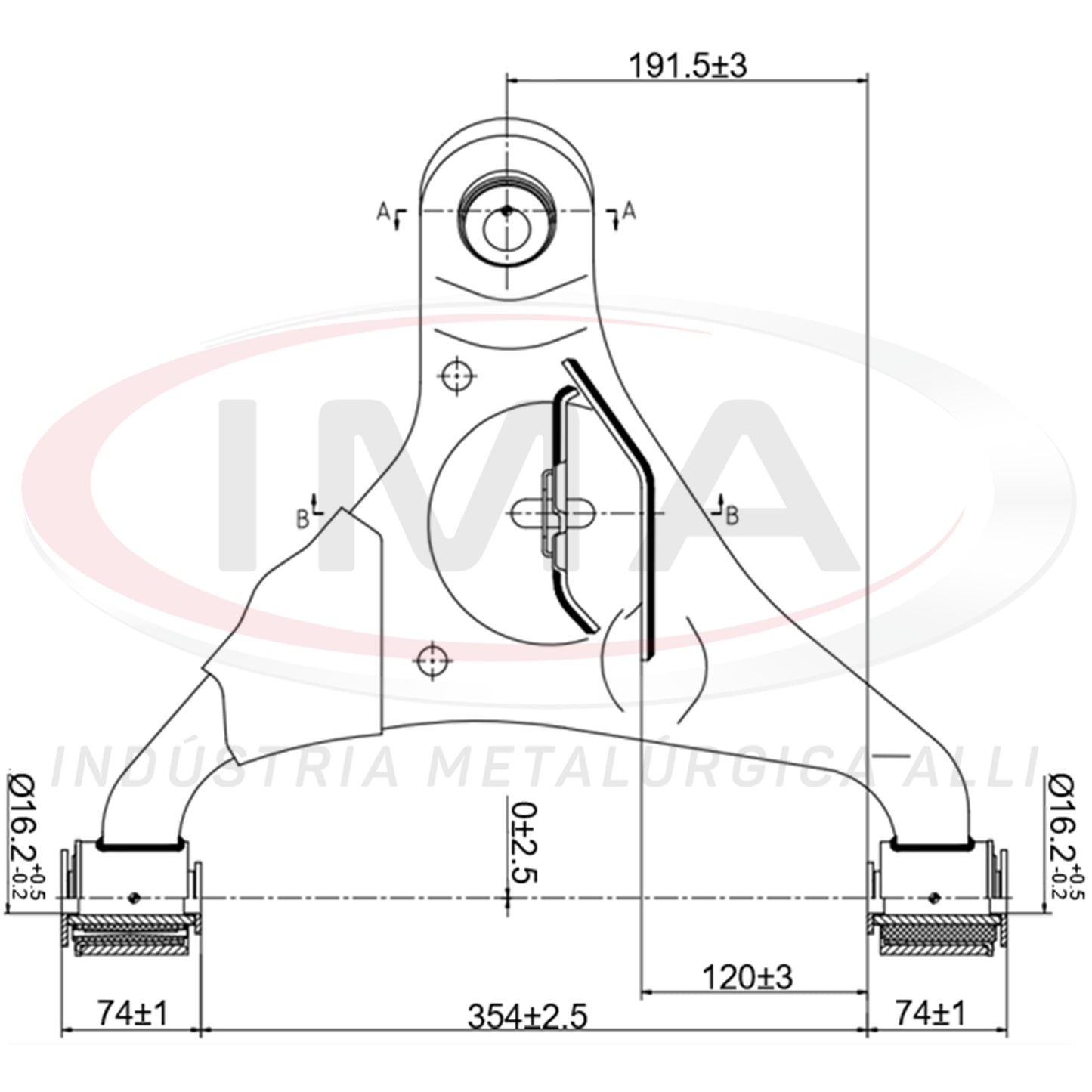 Front Lower Suspension Arm - Left Side - With Ball Joint
