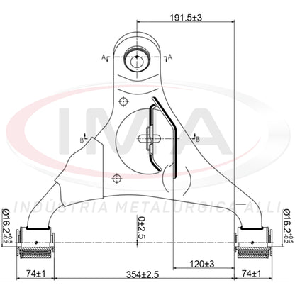 Front Lower Suspension Arm - Left Side - With Ball Joint