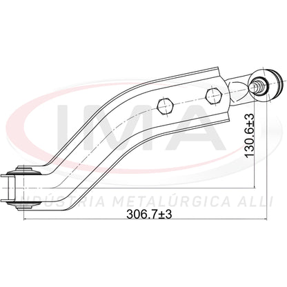 Front Lower Suspension Arm - Right Side - With Ball Joint