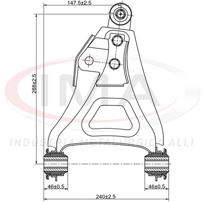 Front Lower Suspension Arm - Left Side - With Ball Joint