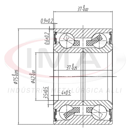 Rolamento Roda Dianteiro / Traseiro