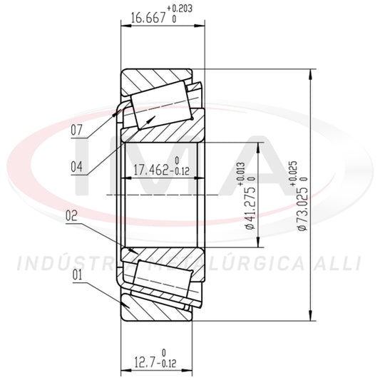 Front Wheel Bearing Cap/Cone