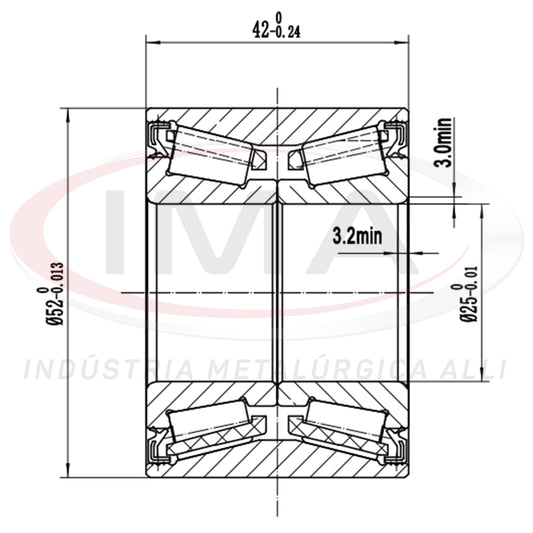Double Rear Wheel Bearing