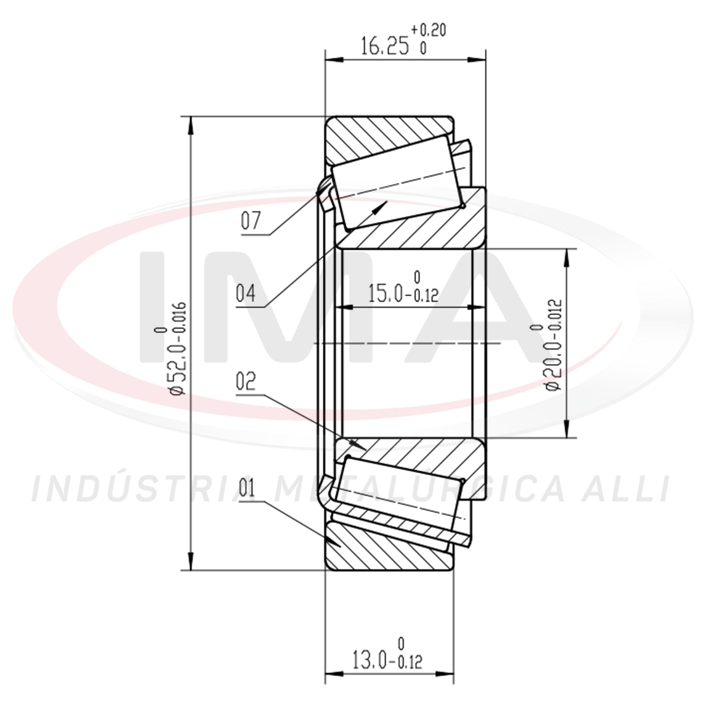 Front and Rear Wheel Bearing Cap/Cone