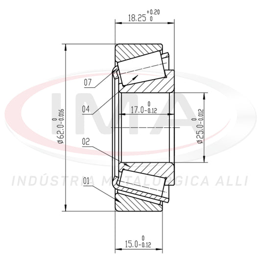Front Wheel Bearing Cap/Cone