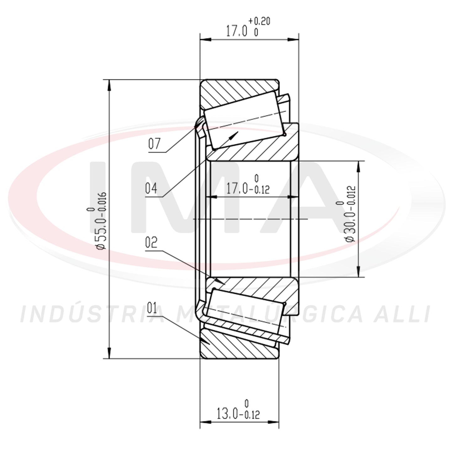Rear Wheel Bearing CAP/CONE