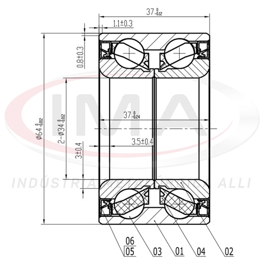 Front Wheel Bearing
