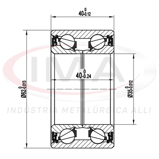 Double Front Wheel Bearing