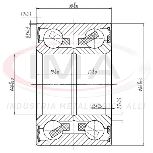 Double Front Wheel Bearing
