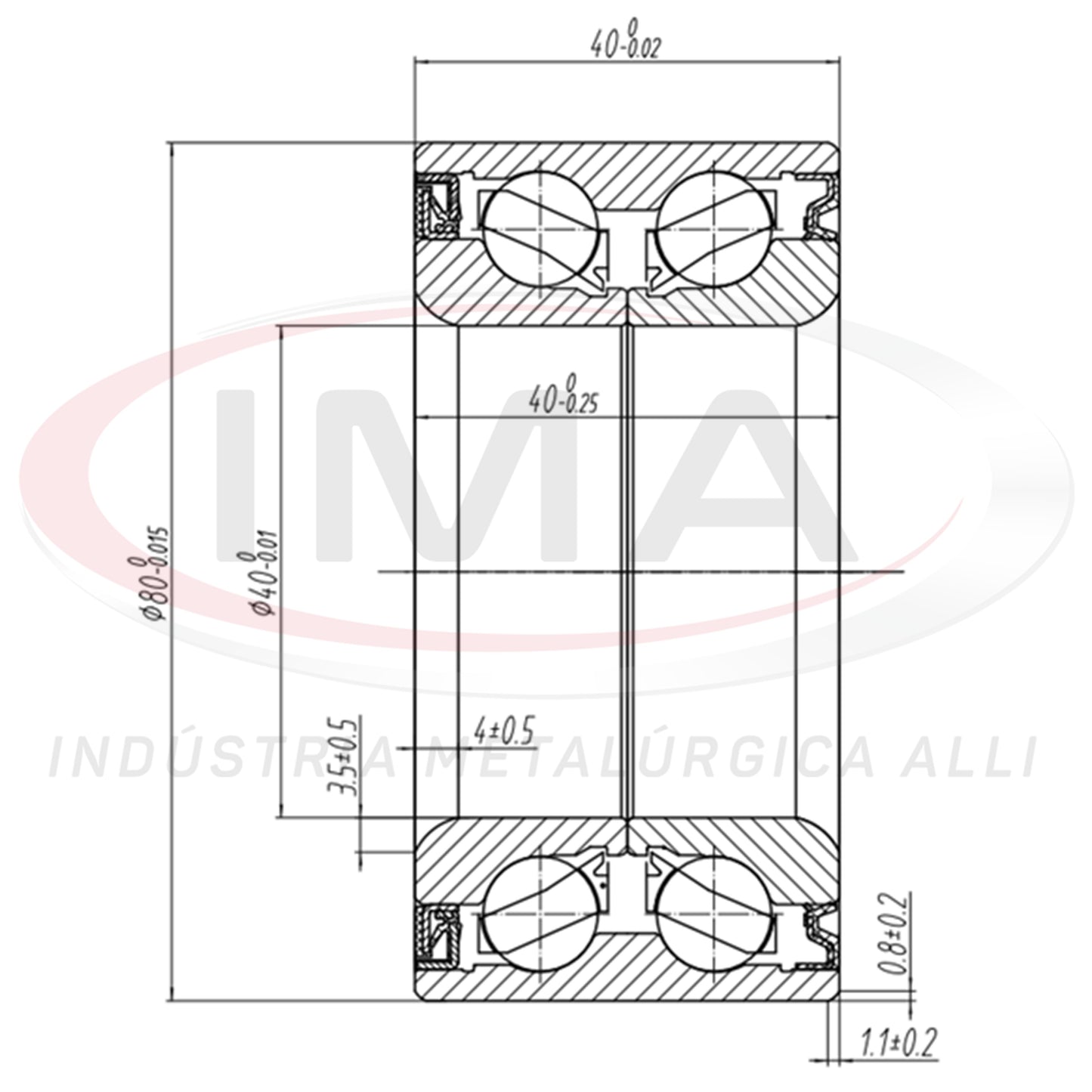 Rolamento Roda Dianteira C/ABS DUPLO