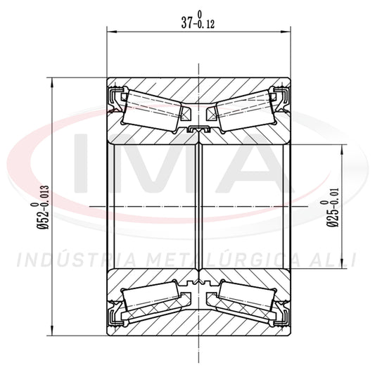 Double Roller Rear Wheel Bearing
