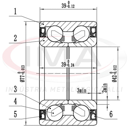 Cojinete de rueda con doble ABS