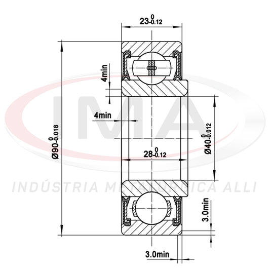 Rear Wheel Ball Bearing