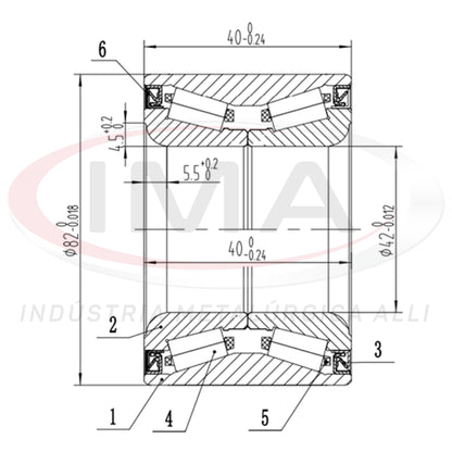 Rear Wheel Bearing with ABS