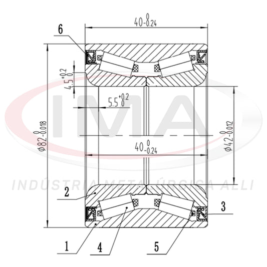 Rear Wheel Bearing with ABS