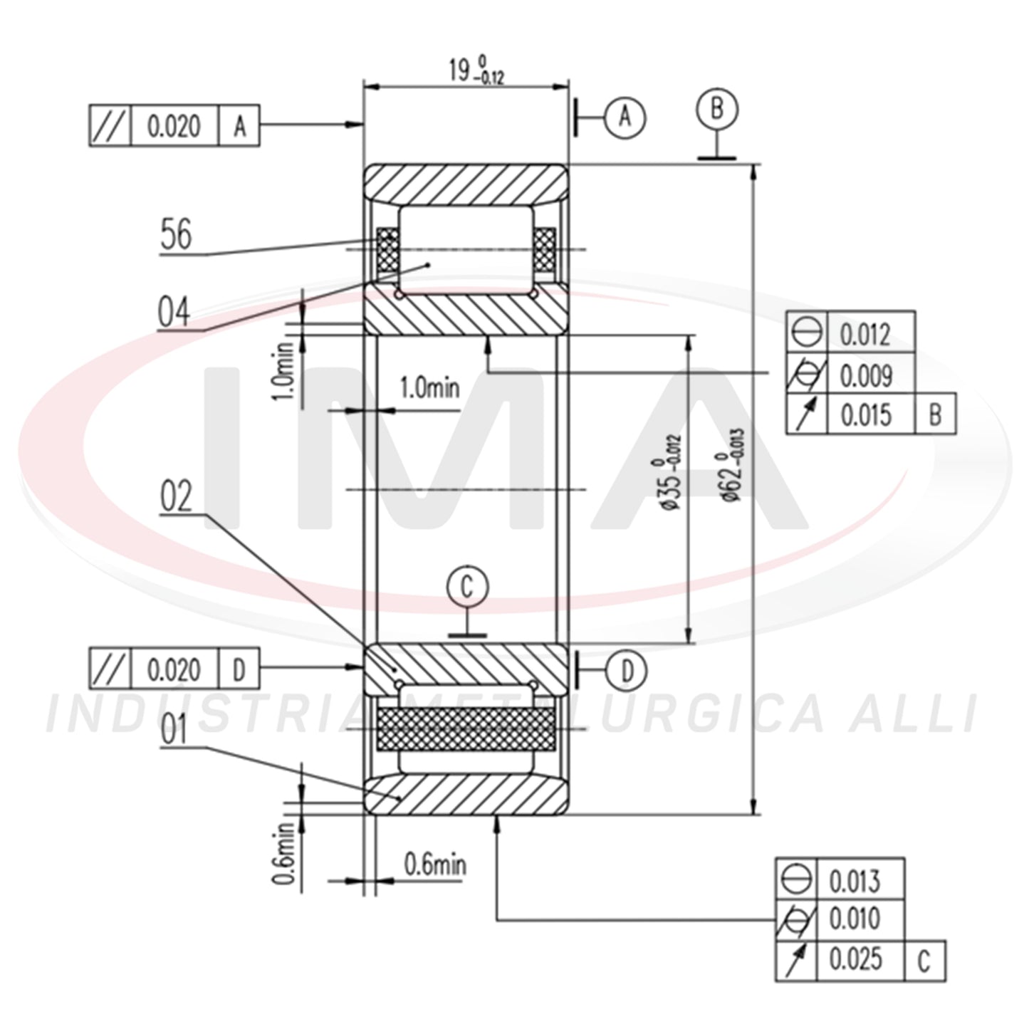 Rear Wheel Bearing, Cylindrical Roller