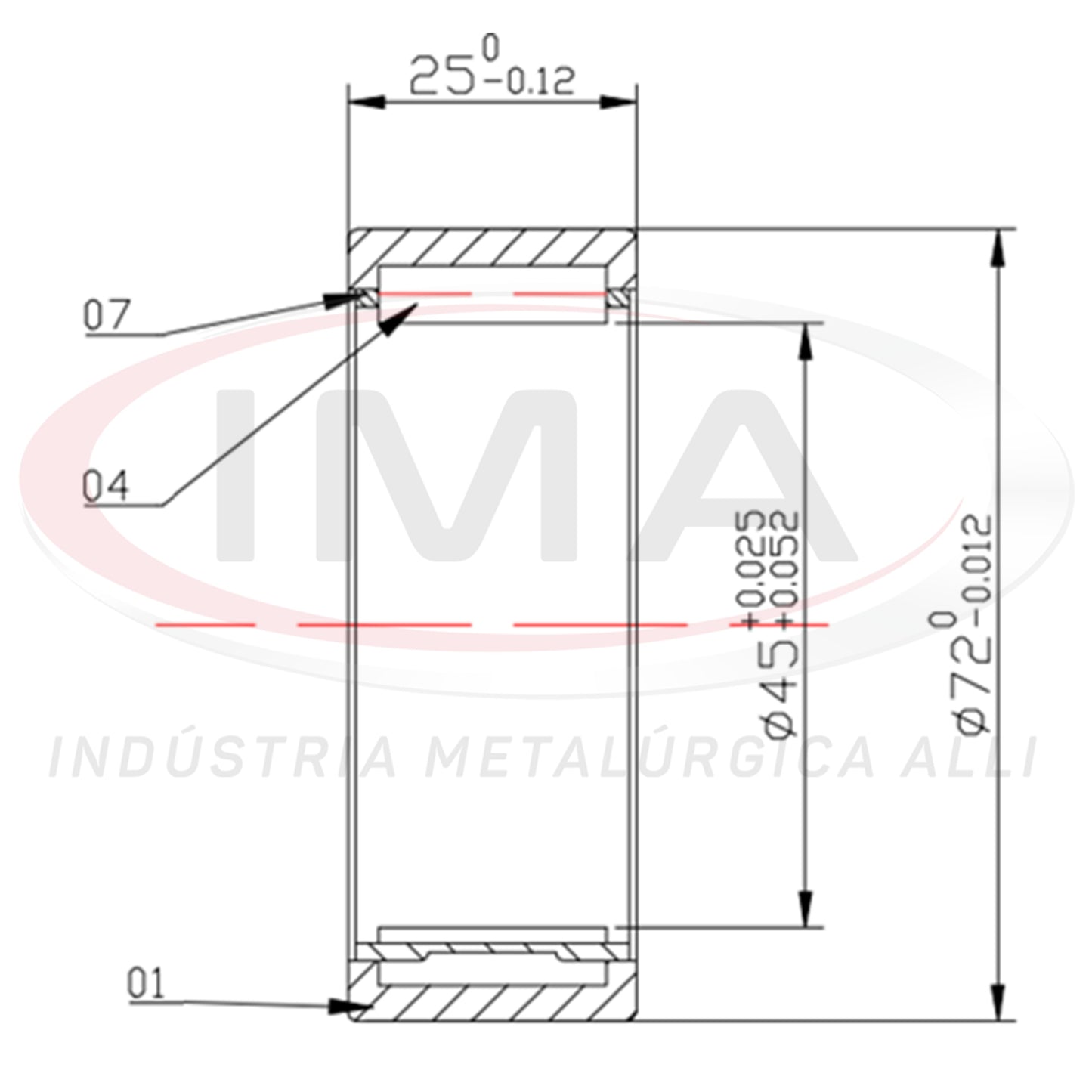 Rear Wheel Bearing, Cylindrical Roller