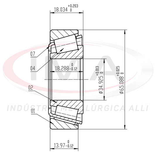 Front Wheel Bearing Cap/Cone