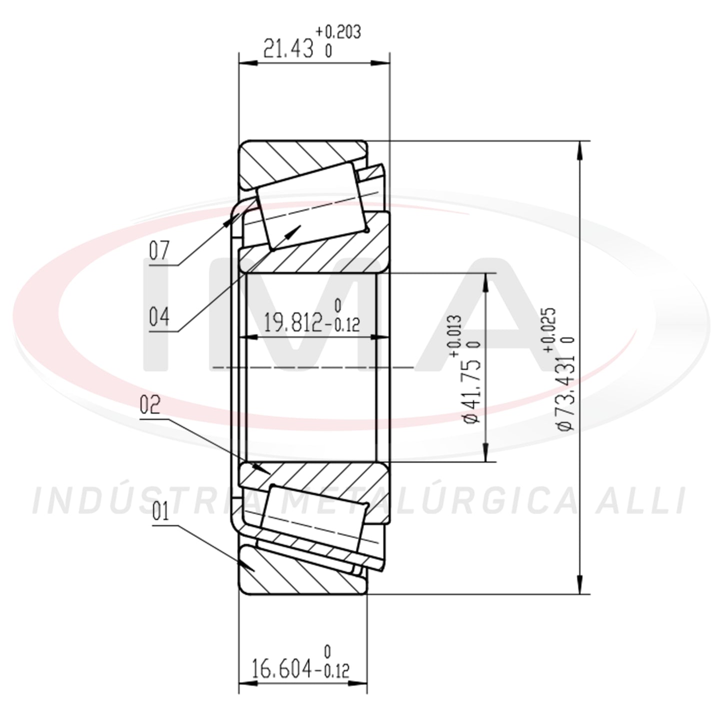 Front Wheel Bearing Cap/Cone