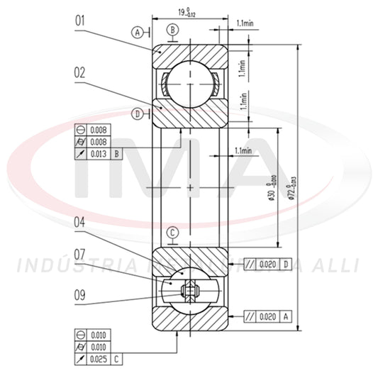 Rear Wheel Ball Bearing