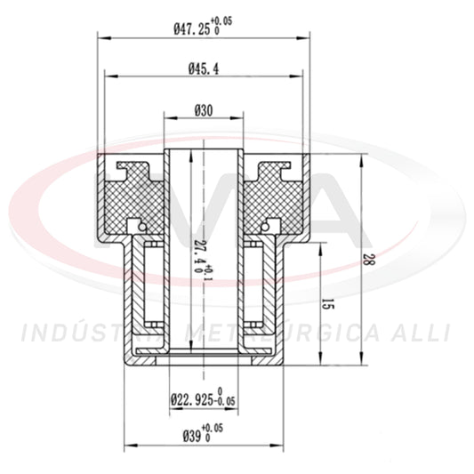 Half-shaft bearing