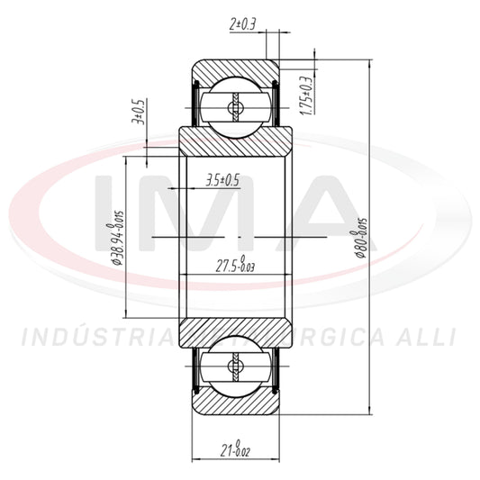 Rear Wheel Ball Bearing